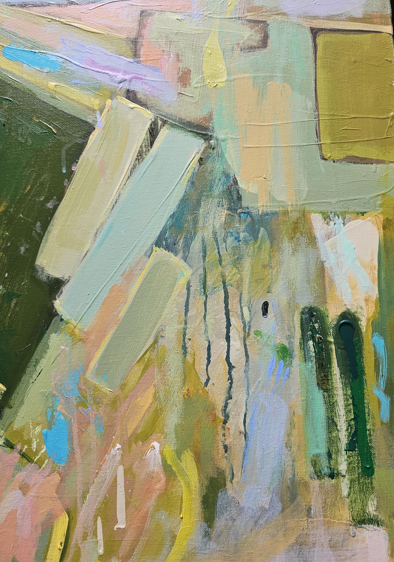 Basking in the sun-Original painting-Abstract painting