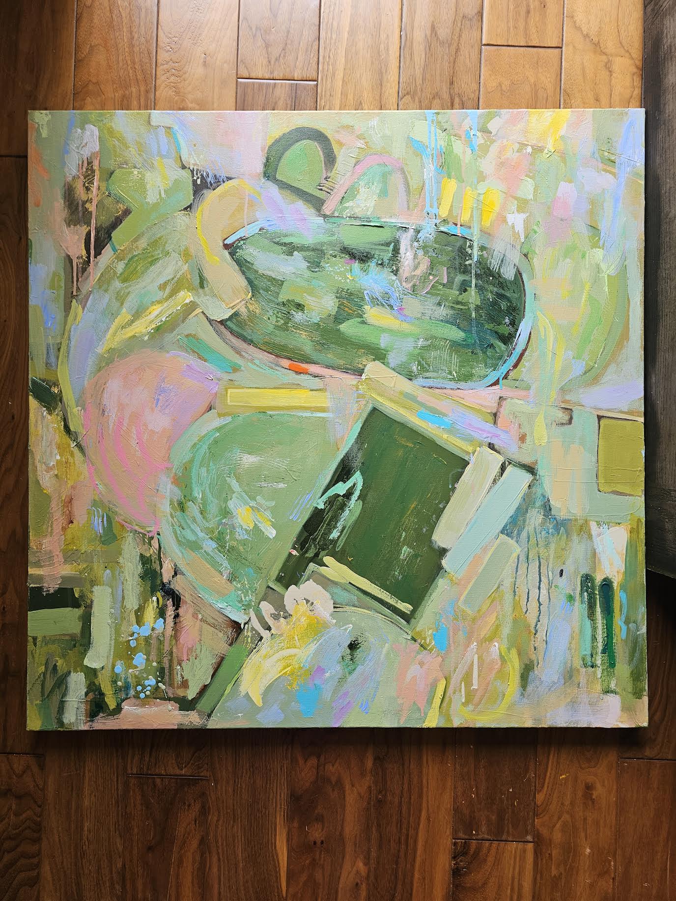 Basking in the sun-Original painting-Abstract painting