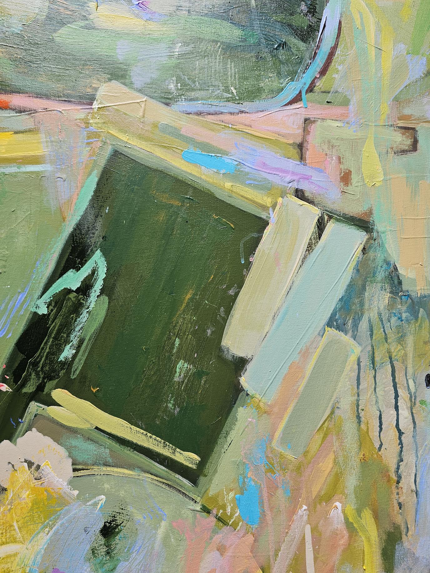Basking in the sun-Original painting-Abstract painting
