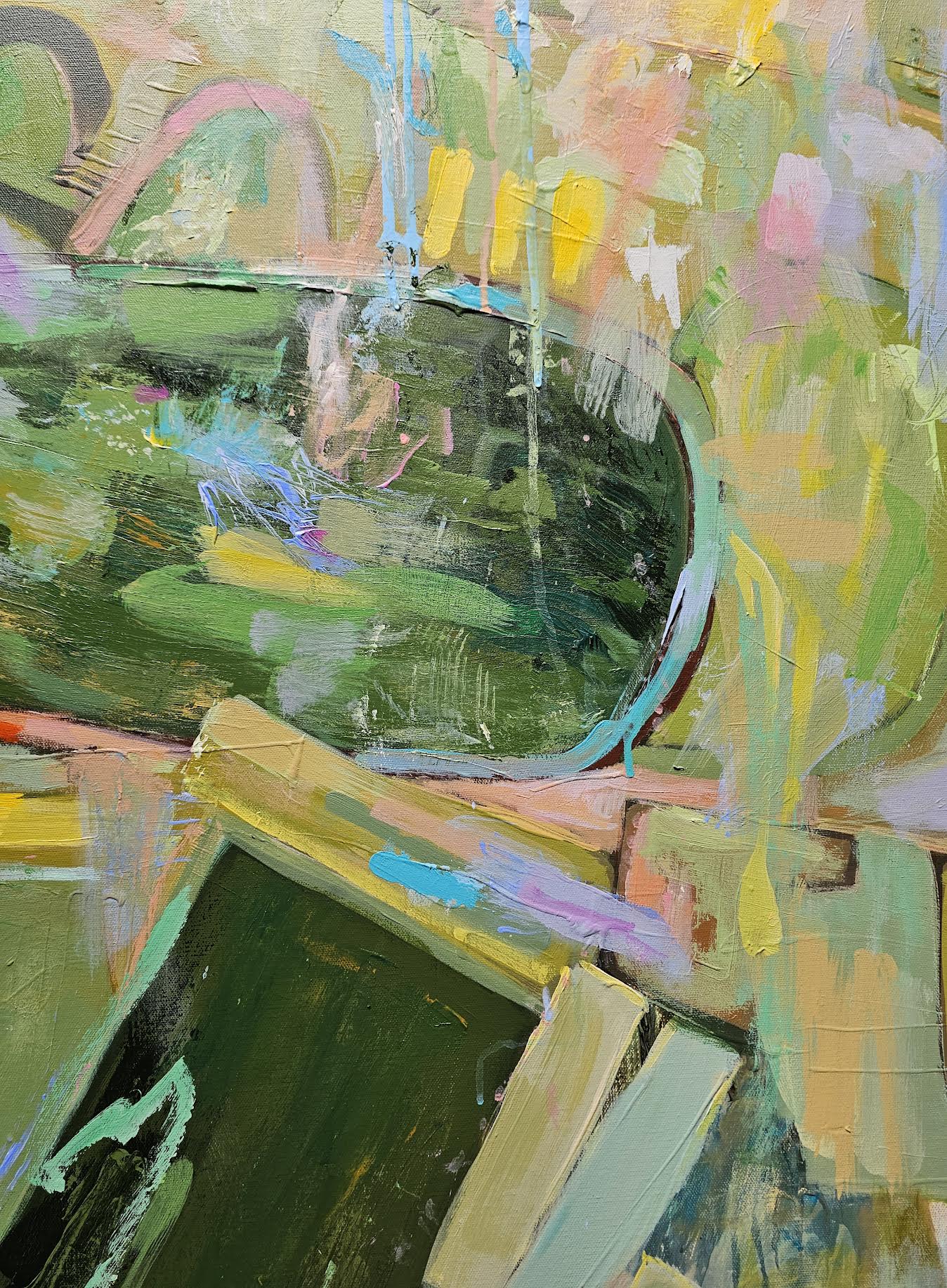 Basking in the sun-Original painting-Abstract painting