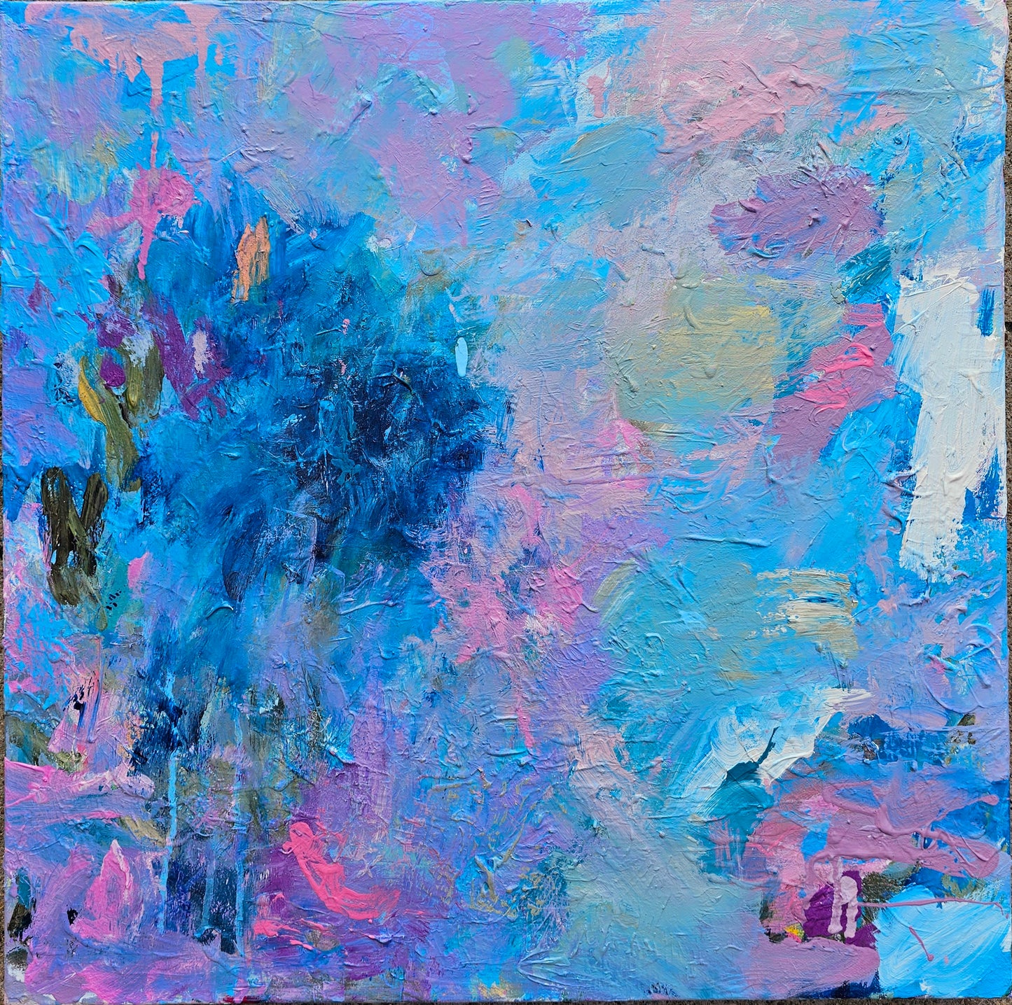 Happy thoughts-contemporary painting