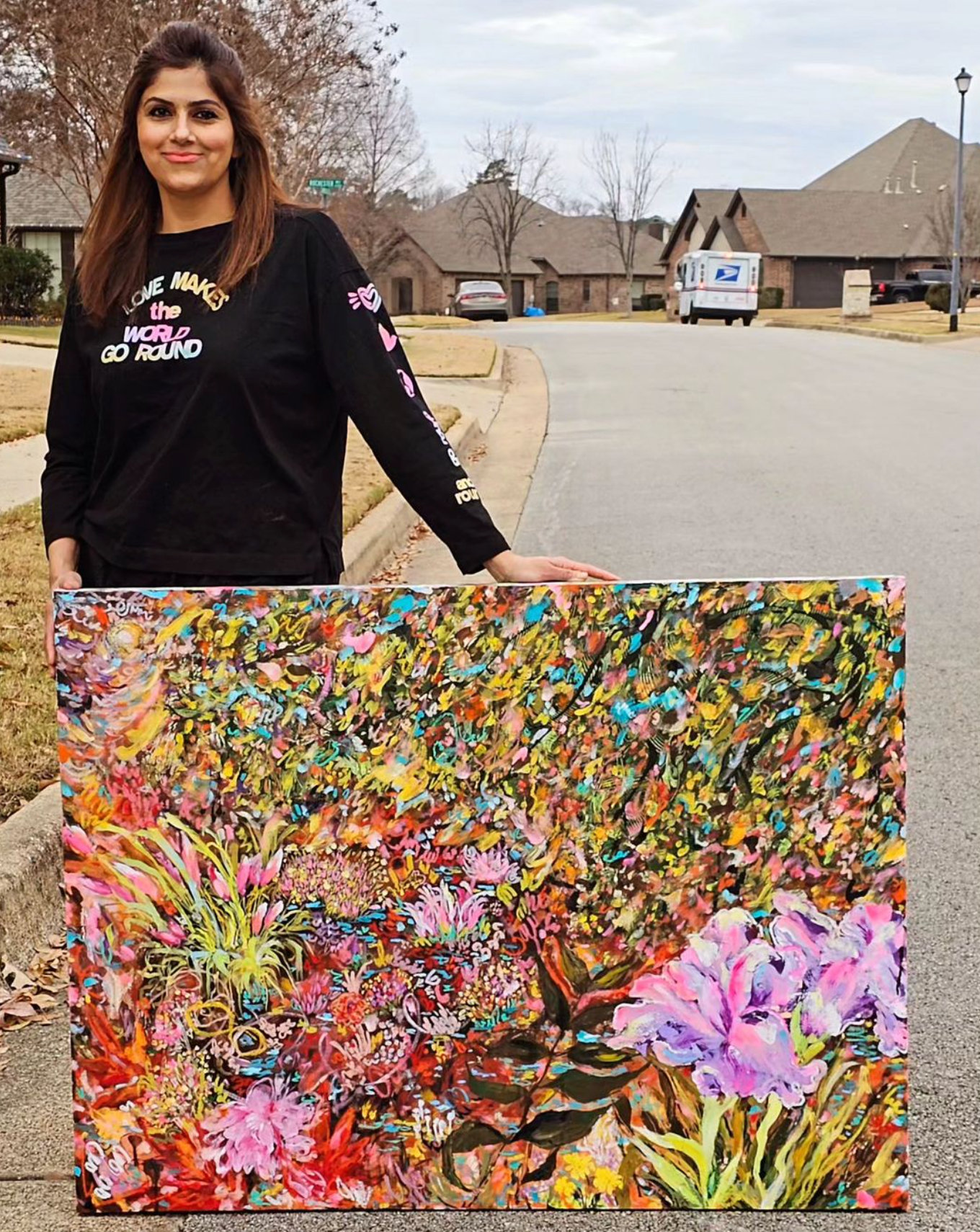 Bold and beautiful-Abstract landscape-Modern painting