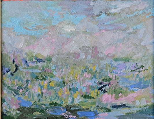 Happy dreams-abstract landscape painting