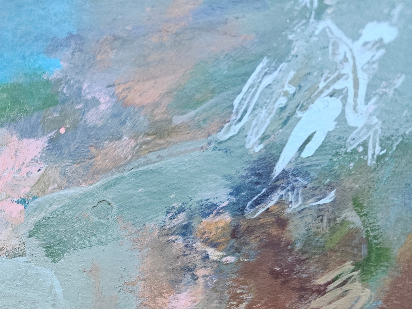 Travel diaries-abstract painting