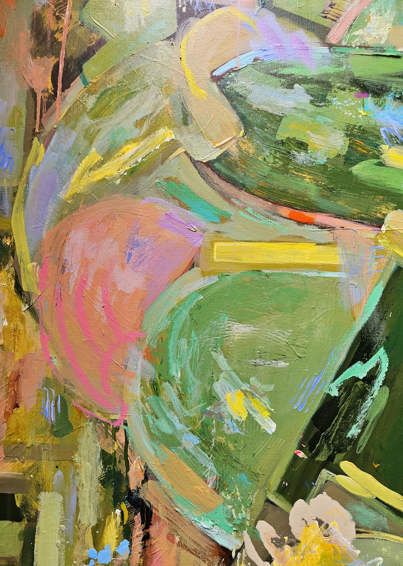 Basking in the sun-Original painting-Abstract painting