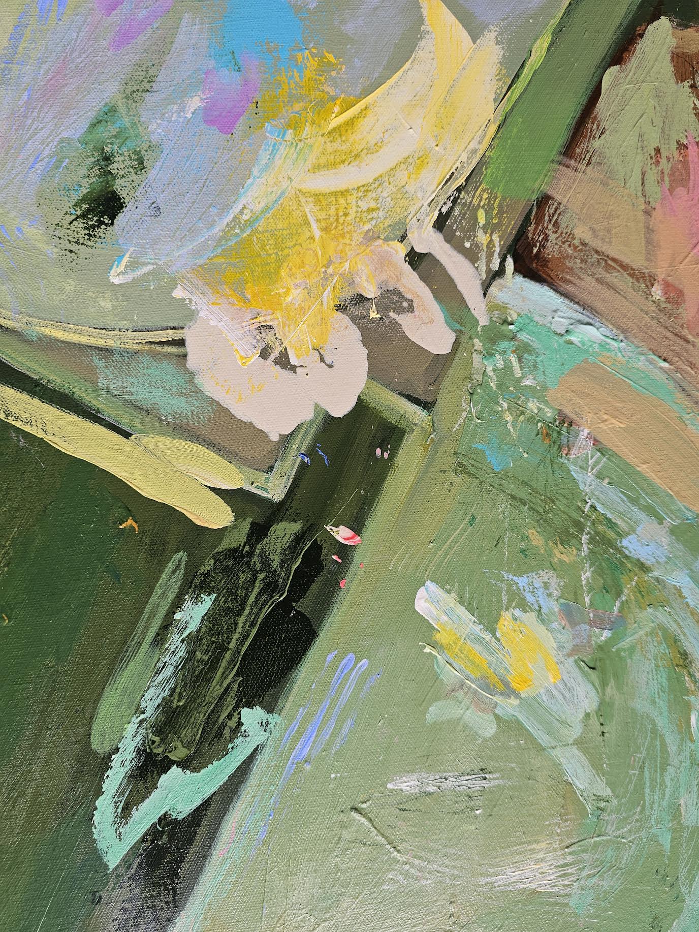 Basking in the sun-Original painting-Abstract painting