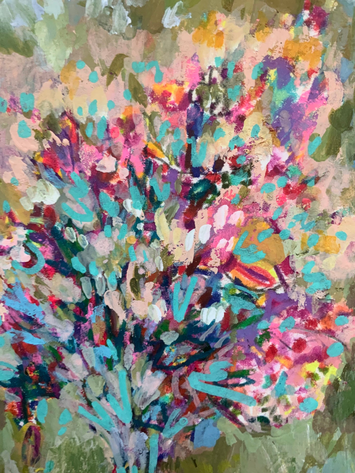 Tree of life-Contemporary painting on paper